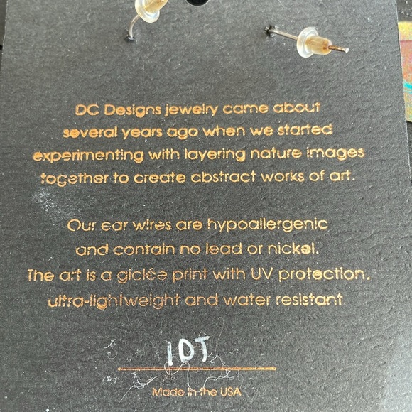 DC Designs Earrings - Picture 3 of 4
